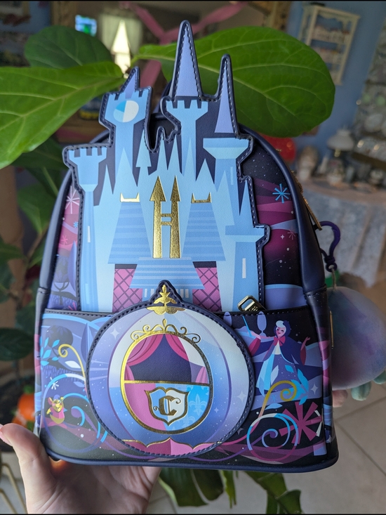 cinderella castle mini backpack Loungefly Disney Once Upon a Dream Series Our exclusive Loungefly Disney Cinderella Holiday Castle Mini Backpack shimmers with seasonal charm EXCLUSIVE DROP: Loungefly Disney Princess
